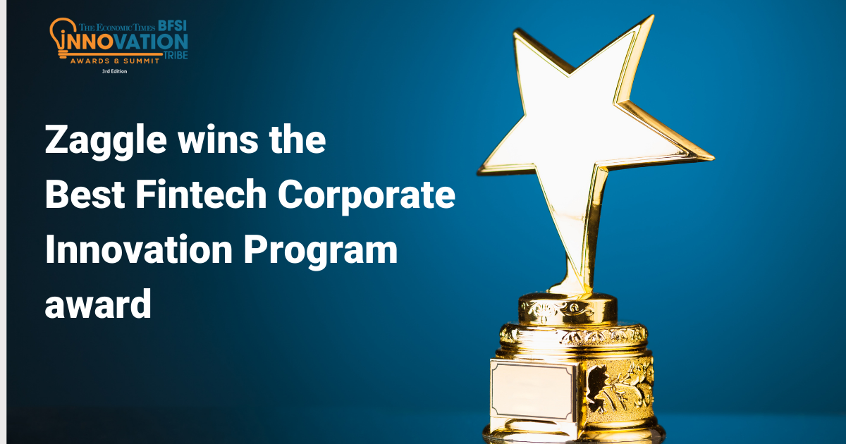 Milestone: Zaggle wins the Best Fintech Corporate Innovation Program award | The ETBFSI Innovation Tribe Awards